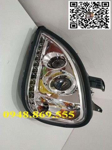 Đèn pha xe Ngao Mỹ led mắt bi siêu sáng