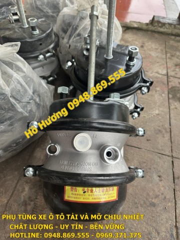 Bầu phanh lốc kê mooc 2 tầng lỗ to M22