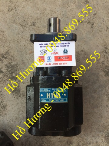 Bơm ben Hyva 8 then lắp đầu kéo Howo