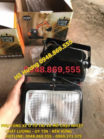 Đèn pha, Đèn cần máy xúc