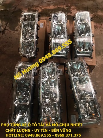 Đèn pha xe ben howo 8 tấn ga cơ 190HP