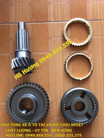 A cơ, hộp nồng, bánh răng, vành đồng đồng tốc