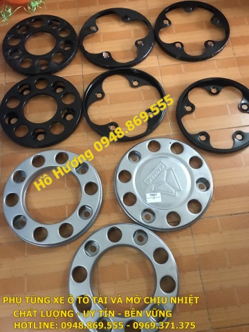 Ốp lazang xe tải các loại HOWO, Chenglong, cửu long, Dongfeng