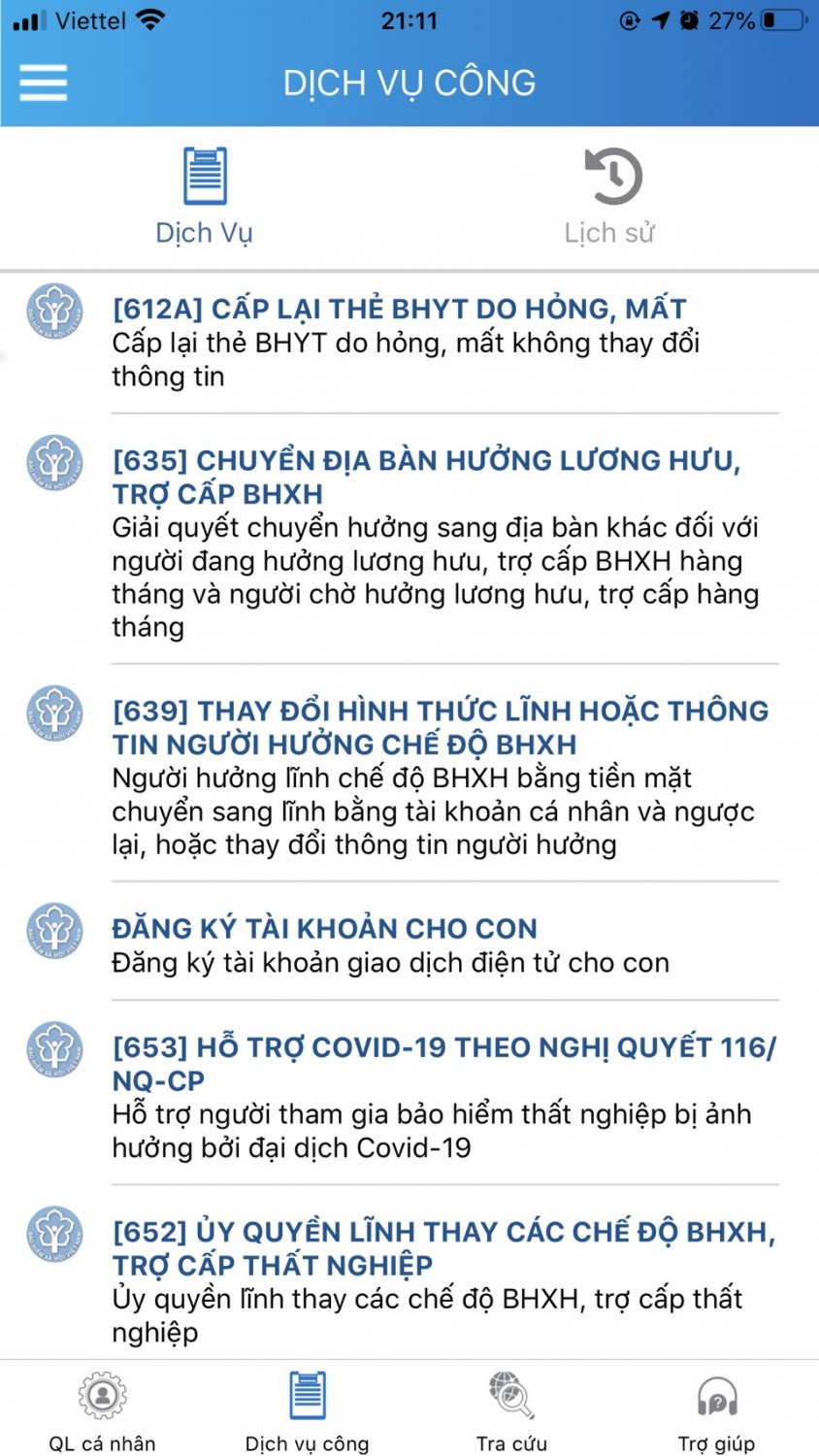 Hướng dẫn đăng ký nhận hỗ trợ từ Quỹ BH thất nghiệp trên ứng dụng VssID và Cổng dịch vụ công