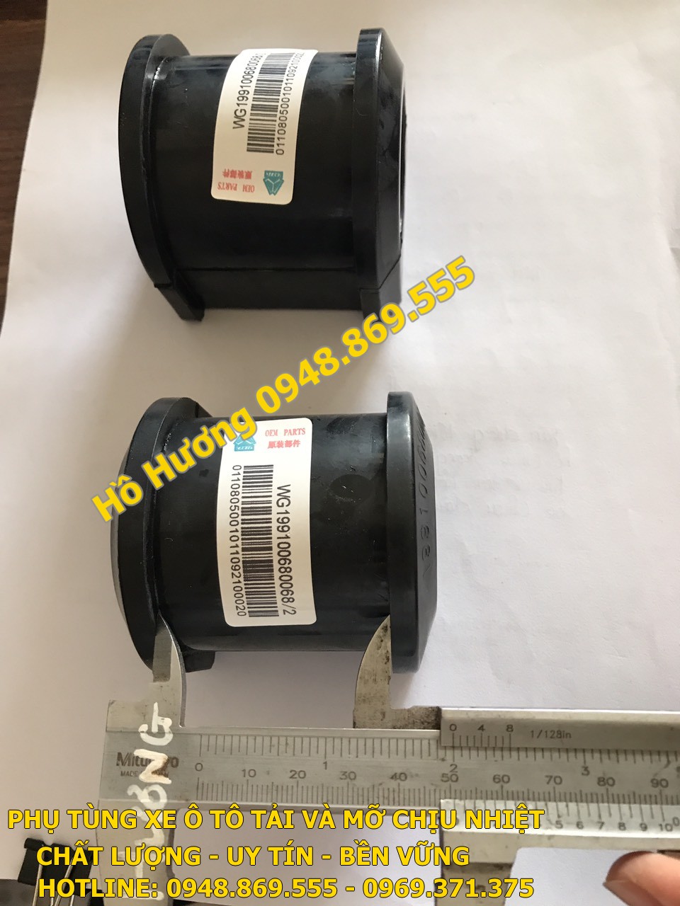 Cao su thanh can bang truoc howo wg199100680068 (1)