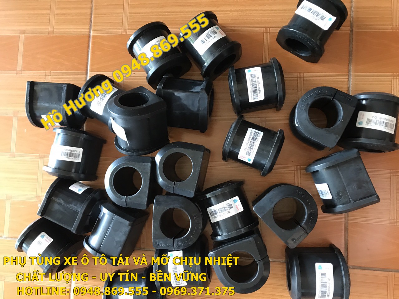 Cao su thanh can bang truoc howo wg199100680068 (2)