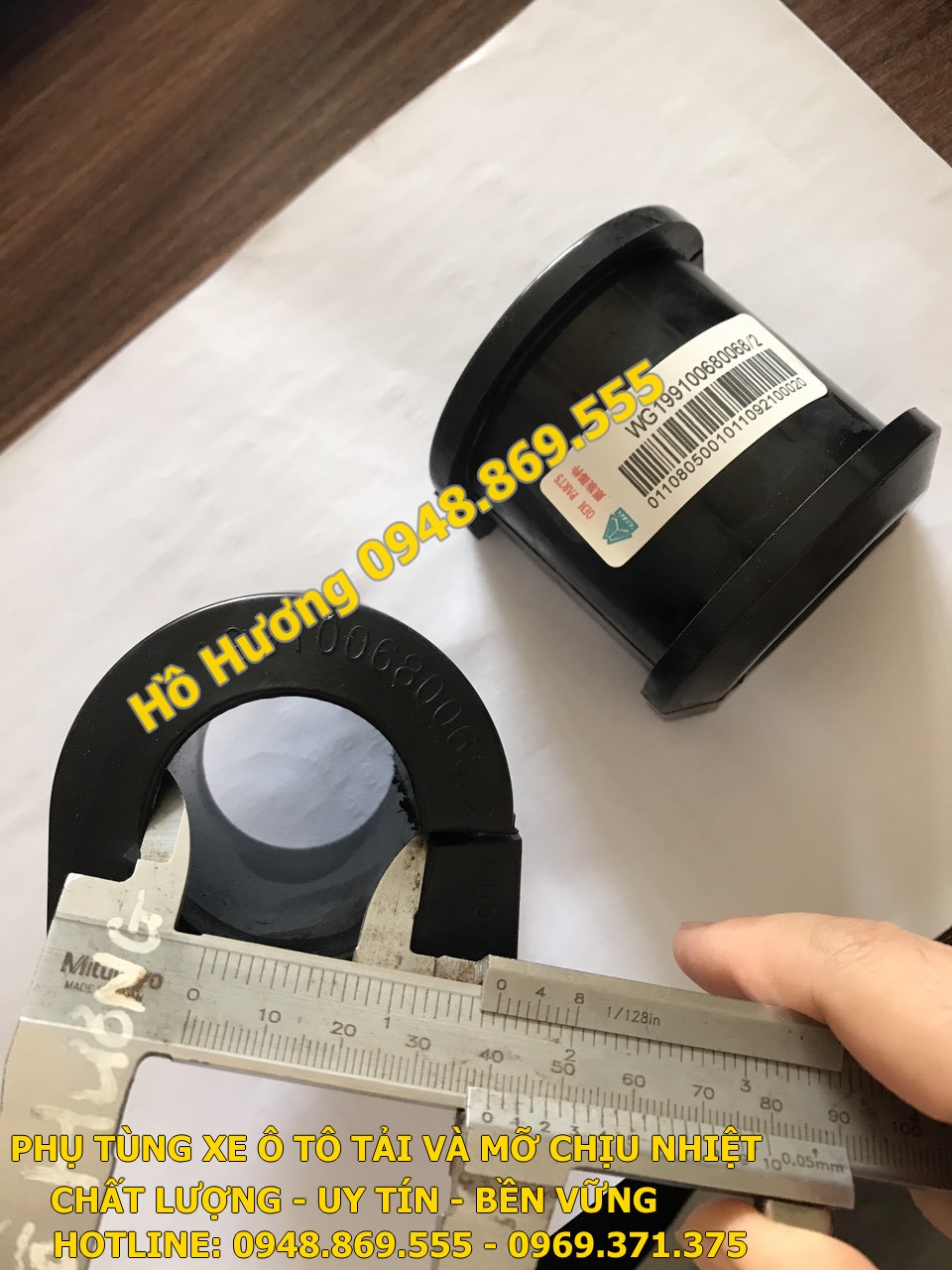 Cao su thanh can bang truoc howo wg199100680068 (4)