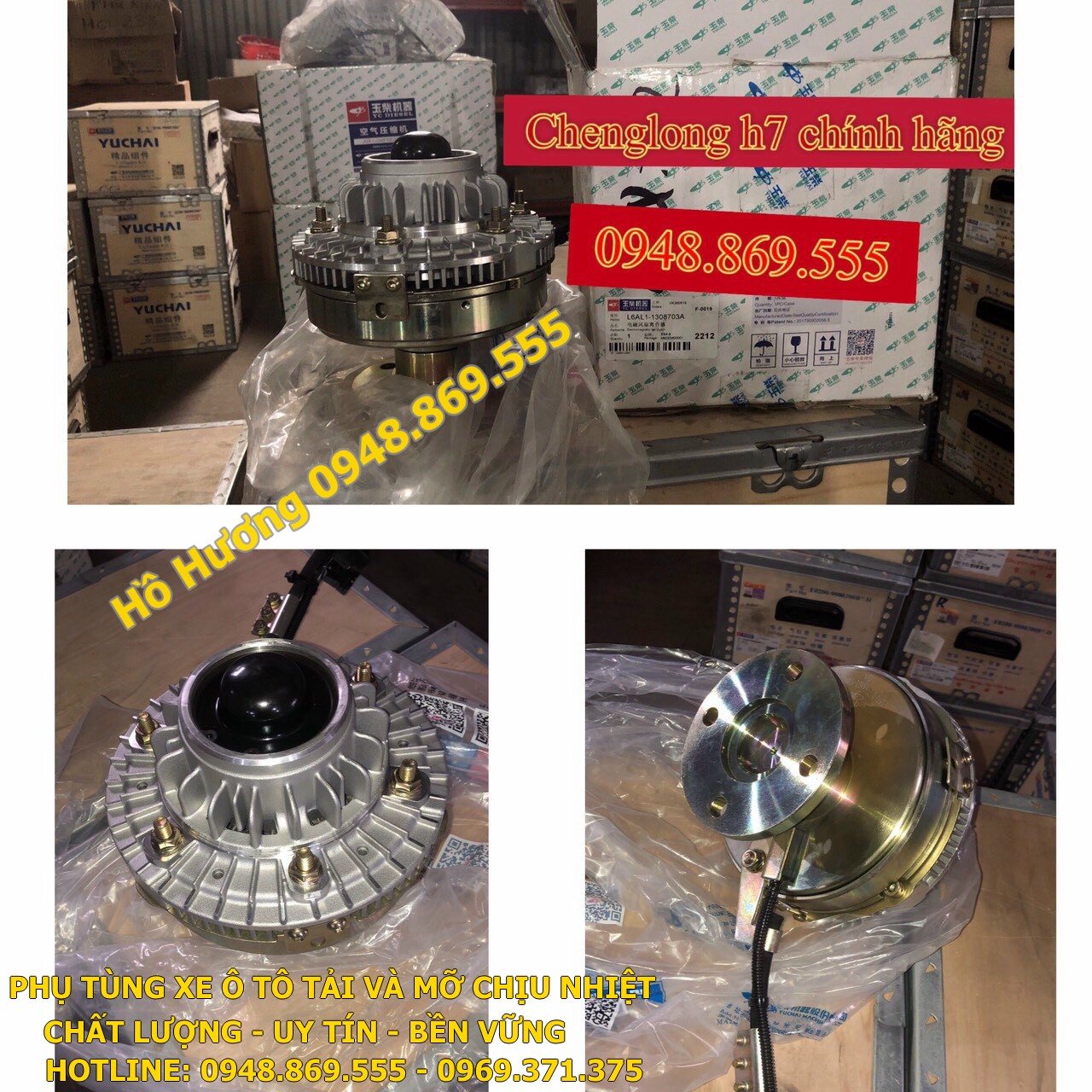 Li tâm cánh quạt Chenglong H7 L6AL1 1308703A